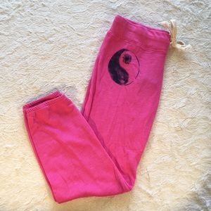 dELiA*s Pink Yin and Yang Joggers
